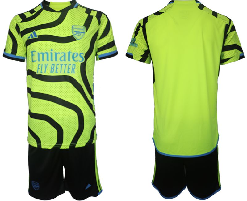 Men 2023-2024 Club Arsenal away blank green Soccer Jersey->nba t-shirts->Sports Accessory